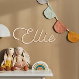 Personalised Name Sign Childrens Room Decoration Nursery Wall Art - Hera Font - thumbnail 2
