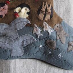 Made To Order - Finished Piece We Wish You A Merry Christmas Stocking By Cheswickcompany - thumbnail 2