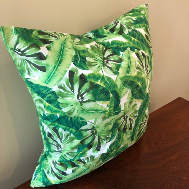 Greenery Pillow Cover, Cushion Home Decor, Green Pillow, Chair Pillows, Couch Gift Idea, Soft, 20 X In. Best Seller - image 1