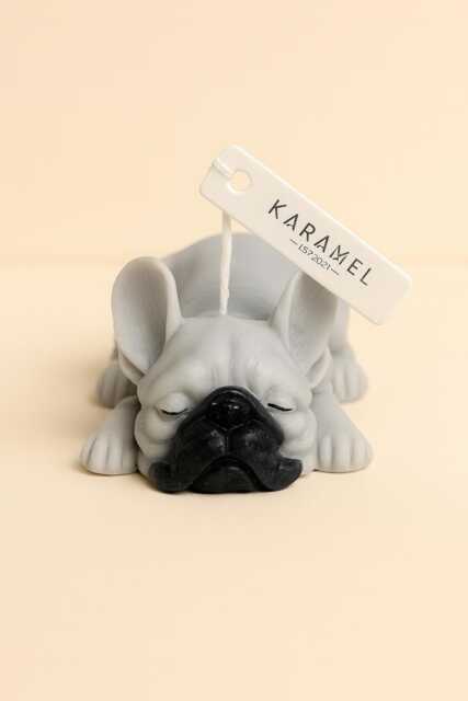 Sleeping French Bulldog Soy Candle Handcrafted Dog Lover Gift - image 1