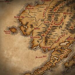 Fantasy Map Of Alaska Old World Style Art Print - thumbnail 2