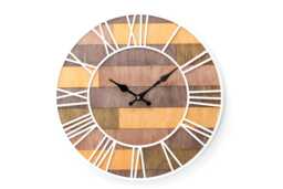Farmhouse Wooden Wall Clock 15.7 - thumbnail 1