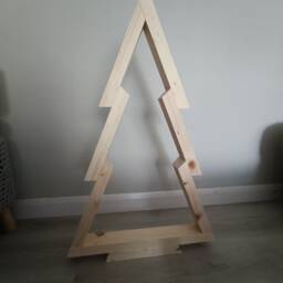Wooden Christmas Tree, Rustic Decorations, Standing Trees, Table Decorations - thumbnail 4