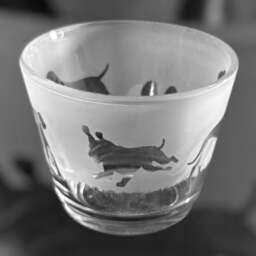 Bracco Italiano Tealight - Rustic Glass Tea Light Holder With Bracco Italiano Dog Frieze Design - thumbnail 3