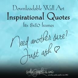 "Printable Wall Art, Printable Quotes, ""Go Bit Or Go Home"" Inspiration Quote Digital 8x10" - thumbnail 3