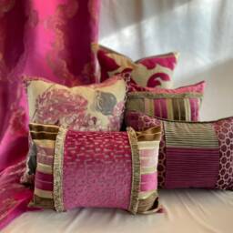 Designers Guild Velvet Pillow Cover Bohemian Purple Floral, 20 - thumbnail 4