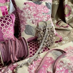 Designers Guild Velvet Pillow Cover Bohemian Purple Floral, 20 - thumbnail 2