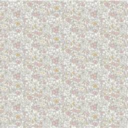 Liberty London Floral Crib Sheet Blush Pink Bouquet, 100% Cotton - thumbnail 3