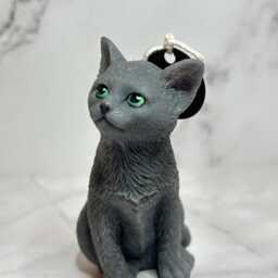Cat Candle, Decorative Luxury Lover Gift, Sculptural Soy Cute Aesthetic Candle Decor, Artisan - thumbnail 4