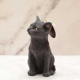 Cat Candle, Decorative Luxury Lover Gift, Sculptural Soy Cute Aesthetic Candle Decor, Artisan - thumbnail 2