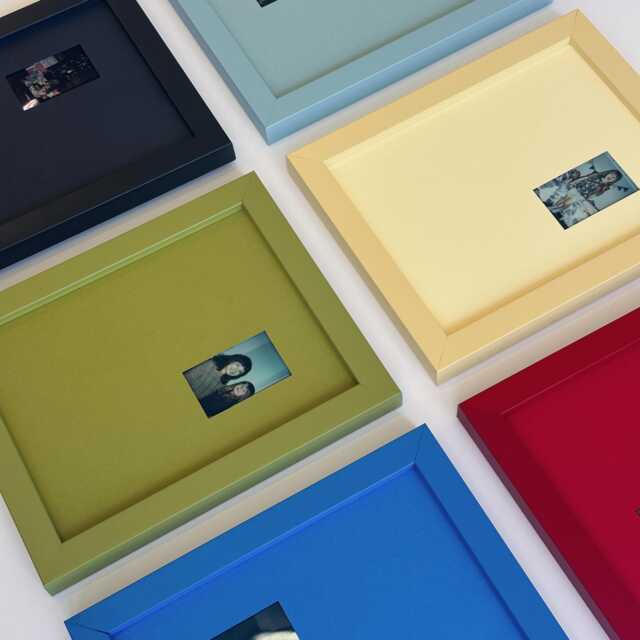 Monochromatic Photo Frame Modern Colorful Off-Center Wall Decor - 8x10 - image 1