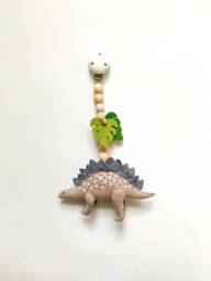 Dinosaur Stroller Toy, Dinosaur Pram Mobile, Accessories, Montessori Toys, Nobile, Baby Shower Gift, Decor - thumbnail 1