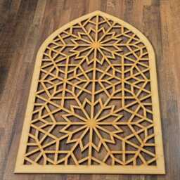 Geometric Mandela Arch Panel Laser-Cut Mdf Wall Art 015 - thumbnail 2