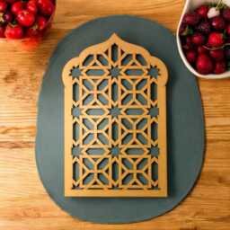 Geometric Mandela Arch Panel Laser-Cut Mdf Wall Art 015 - thumbnail 4