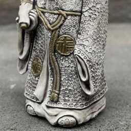 Concrete Chinese Elder Statue Outdoor Feng Shui Garden Decor Stone Man Figurine Handmade Asian Sculpture Lawn Ornament Cement Art - thumbnail 3