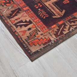 Traditional Rug 8x10, Persian 5x7, Turkish Red 6x9, Oriental Area Rug, Brown Vintage Style New Washable Carpet - Free Shipping - thumbnail 3