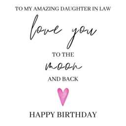 Personalised Daughter in Law Birthday Candle Gift Box Hamper Card Keepsake W - thumbnail 4