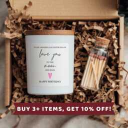 Personalised Daughter in Law Birthday Candle Gift Box Hamper Card Keepsake W - thumbnail 1