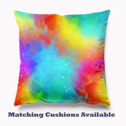Lampshade Rainbow Clouds Velvet - Drum Lamp Shade 25cm 30cm 35cm 40cm 45cm Table Lamp , Ceiling Shade, Nursery Kids Unicorn Room - thumbnail 4
