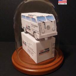 Vw Bus Business Card Sculpture #1352 -Made in Usa - thumbnail 3
