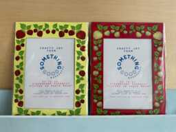 strawberry Picture Mount Layered Laser Cut A5 Frame in A4 - thumbnail 1