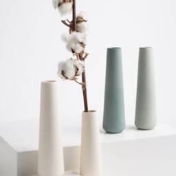 Minimalist Vase, Ceramic Flower Pot, Modern Home Decor, Pastel Bud Scandinavian Ceramics & Pottery Vases - thumbnail 3