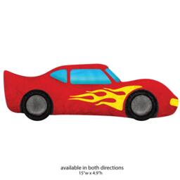 Flaming Race Car Wall Decal Sticker For Boys Room Mural - thumbnail 2