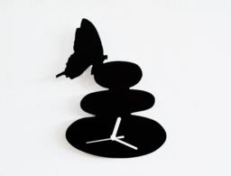 Zen Stone With A Butterfly - Wall Clock - thumbnail 1