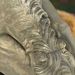 Unique Unicorn Sculpture Concrete Laying Statue Cement Animal Decoration Handmade Ornament Front Door Figurine Gift - thumbnail 4