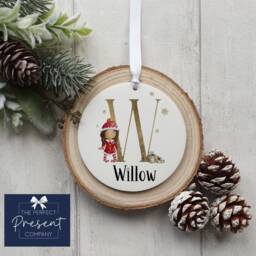 Personalised Elf Christmas Decoration - Children's Boy Girl Eve Box Filler Kids Ornament - thumbnail 2