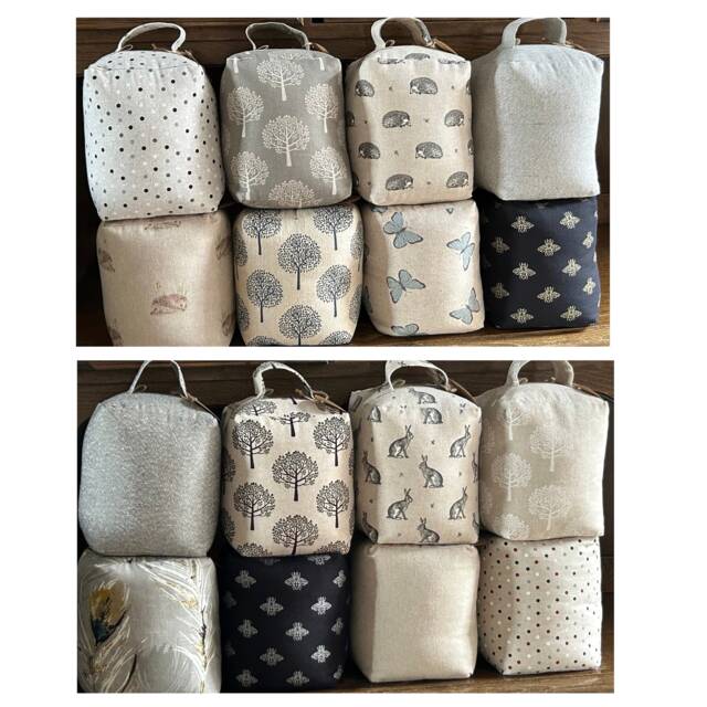 Chunky Doorstop/Filled Or Unfilled/Made in Uk/Handmade/ - image 1