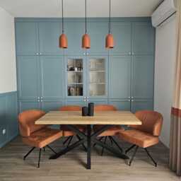 Ceramic Farmhouse Pendant Lights, Bell Shape, Light Fixture For Kitchen Island, Clay - thumbnail 3