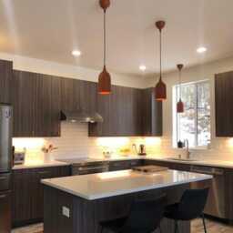 Ceramic Farmhouse Pendant Lights, Bell Shape, Light Fixture For Kitchen Island, Clay - thumbnail 2