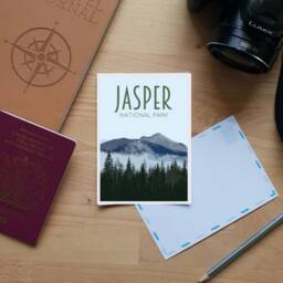 Jasper National Park Travel Poster - Retro Style Canada Art Print - thumbnail 3
