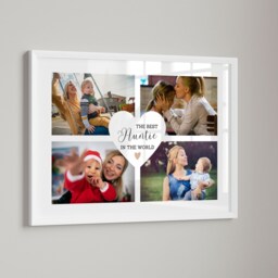 Personalised Framed Best Aunty Photo Print, Gift For Auntie, Aunts Birthday Gift, Present Special Aunt, Niece, Nephew - thumbnail 2