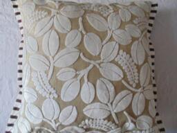 Designers Guild Velvet Calaggio-Chalk Cushion Cover/Pillow Cover - thumbnail 1
