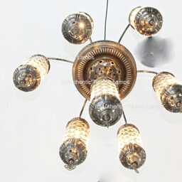 Chandelier Lamp, Light, Moroccan Light, Moroccan Lighting, Turkish Light, Moroccan Hallway Lamp, Moroccan Lantern, Foyer Lamp - thumbnail 2