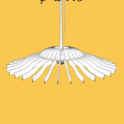 Paris Lamp Template - Modern Wooden Pendant Light Design For Laser & Cnc Machines - thumbnail 3