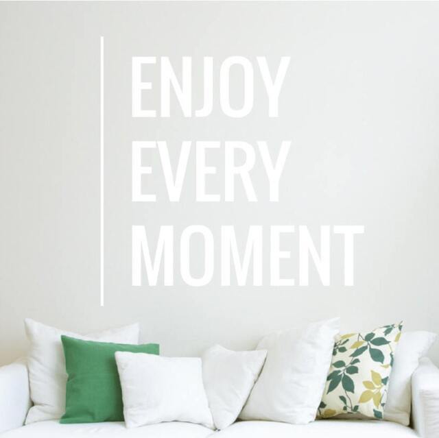 Enjoy Every Moment Wall Decor Decal Motivational Quote Sticker Inspirational Art Vinyl Motivation Hose Home Decoration Gift Idea - image 1