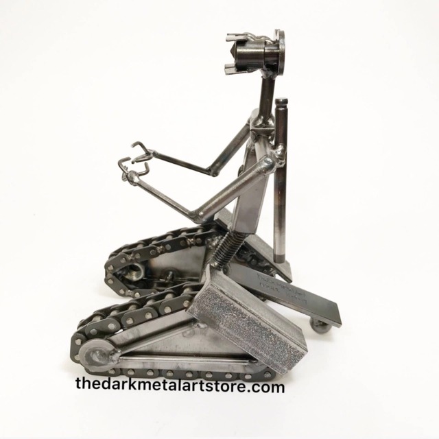 Johnny 5 Steel Robot Sculpture - Short Circuit Nostalgia Art - image 1