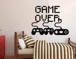 Gamer Wall Decal Video Game Controller Art 3097 - thumbnail 1