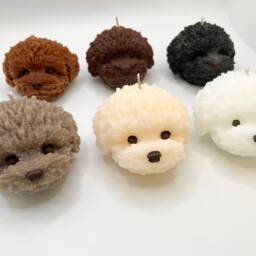 Cavachon Gift, Cockapoo Dog Bichon Frise Poodle Gift Candle, Gift For Mum, Lover Birthday Dog Candle Gift - thumbnail 2