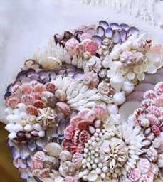"Seashell Wall Mosaic -""Mermaids Gardens" - thumbnail 1