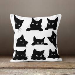 Animal Print Modern Cushion Cover/Cute Animal Pillow Cover/Decorative Case/Giraffe Butterfly Cat Koala Printed Case - thumbnail 4
