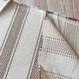 1492. Beige Stripe Talara Heavy Linen Look Cushion Cover, Various Sizes - thumbnail 3