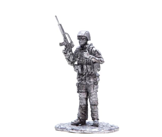 Tin 54mm Usa Elite Force 50mm Figure - image 1