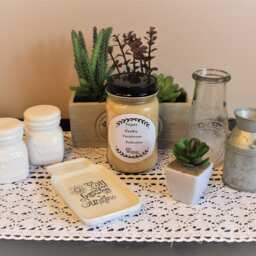 Farmhouse Mason Jar 16 Oz Candle Shekinah Candles Sugar Cookie - thumbnail 2
