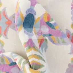 Handmade Wool Oushak Rug, Multicolor Floral Design, Antique Turkish Style - thumbnail 2