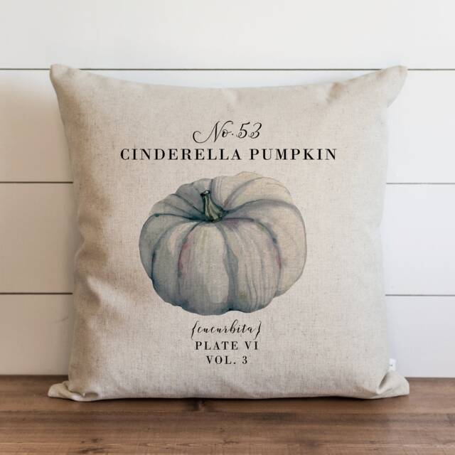 Cinderella Pumpkin Custom Pillow Cover - Fall Pillow Thanksgiving Decor Home 20 X 18 - image 1