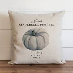 Cinderella Pumpkin Custom Pillow Cover - Fall Pillow Thanksgiving Decor Home 20 X 18 - thumbnail 1